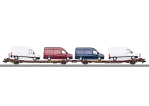 Märklin 47430 - H0 - Flachwagen-Paar Laads 800B, DB AG, Ep. V